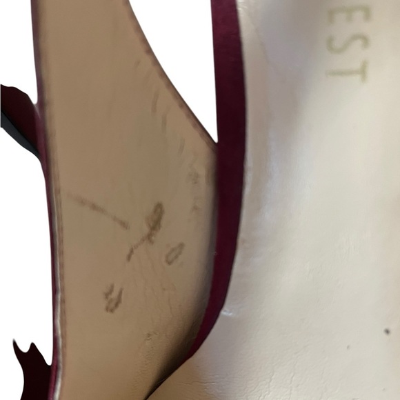 Nine West Women's Red Ankle Strap Heels womens size 6.5 - Picture 5 of 7